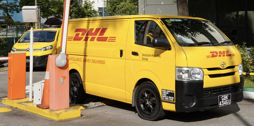 MICHELIN SE ASOCIA CON DHL EXPRESS PARA PROBAR NEUMÁTICOS SIN AIRE A PRUEBA DE PINCHAZOS